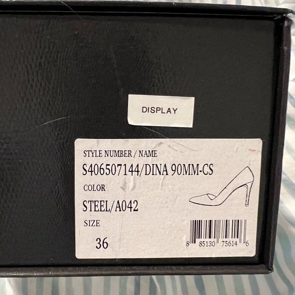 Alice + Olivia Dina Steel Patent heel 37 1/2 - Picture 2 of 6